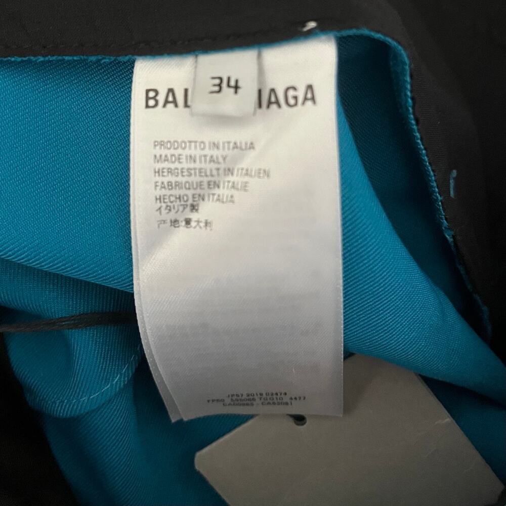 Balenciaga Blue Pants NWT EU 34 - Picture 3 of 5